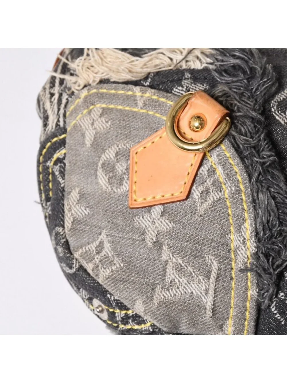 Louis Vuitton Monogram Denim Pouch Black